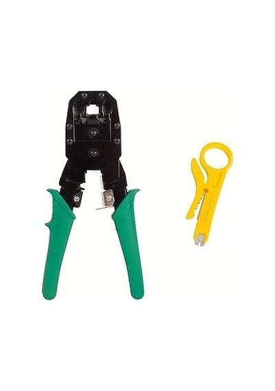 3'lü Modüler İrtibat Pensesi 4p-4c, 6p-6c Ve 8p-8c Rj11 Rj12 Rj45 Ethernet Kablo Jak Çakma Pensesi, Ağ Ve Telef