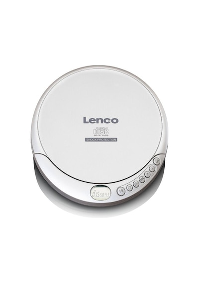 Lenco Taşınabilir Cd Çalar / Mp3 Çalar Discman Anti Şok Özellikli Gümüş Cd-201 Sı