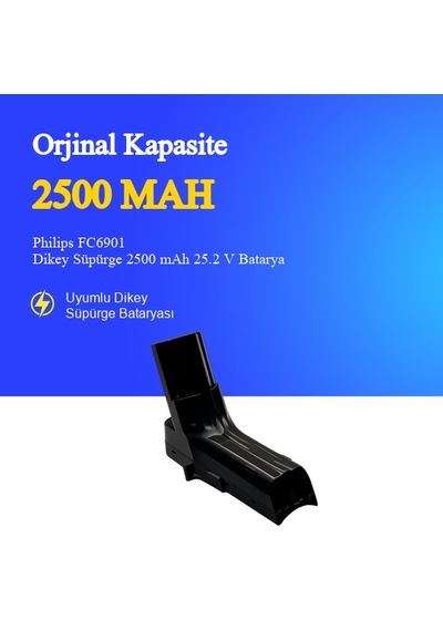 Philips Fc6901 Dikey Süpürge 2500 Mah 25,2v Batarya