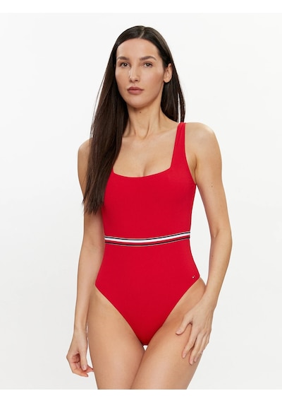 Tommy Hilfiger Tommy Hılfıger Kadın Mayo Uw0uw05295-xlg Uw0uw05295-xlg Kırmızı Kırmızı