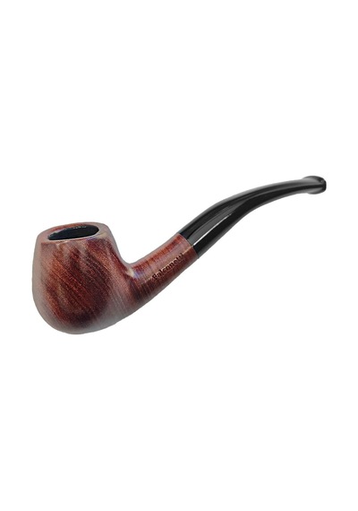 Falconetti 9 Mm. Kahverengi Sandalwood Eğimli Sap Ahşap Pipo Rd35