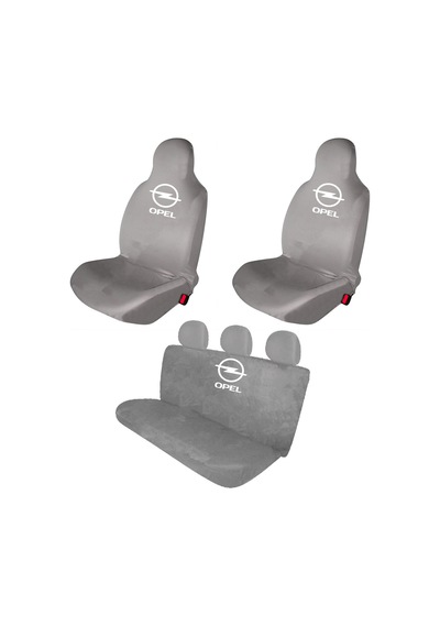 Opel Otomobil Koltuk Kılıfı Koruyucu Penye Servis Kılıfı Gri