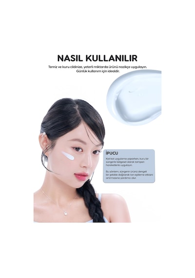 Canlı Görünüm Sunan Ton Eşitleyici Krem Perıpera Filter Fit Milk Tone Up 002 Pure Blue Spf30