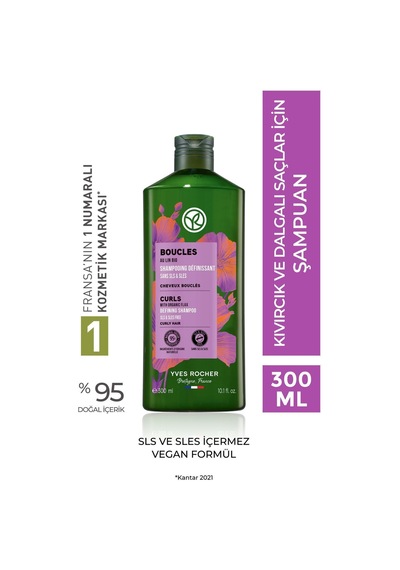 Doğal Bukleleri Canlandıran Ve Saçı Yumuşatan Besleyici Şampuan 300ml