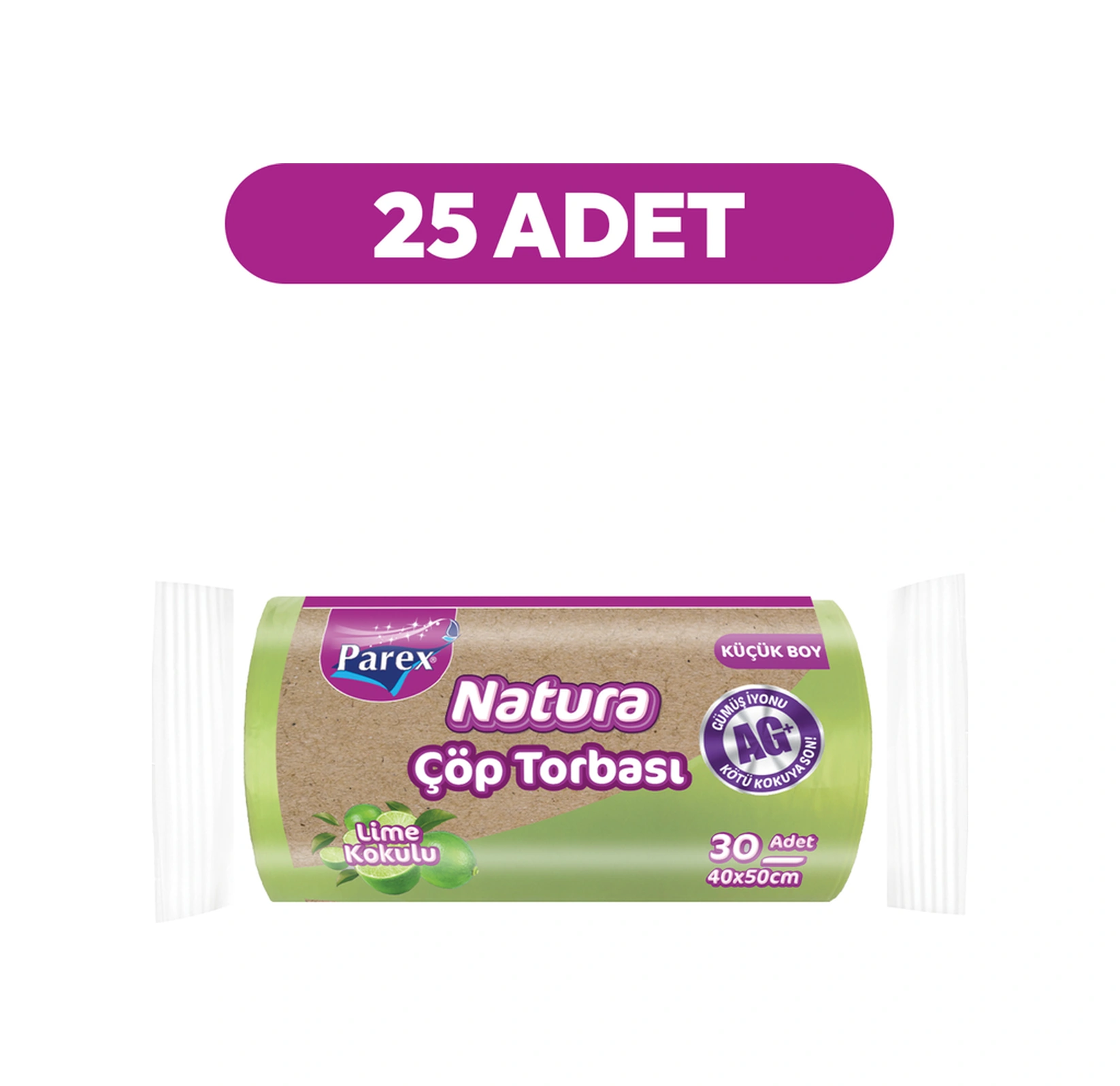 Natura Çöp Torbası Küçük Boy 30'lu 40 X 50 Cm 25 Paket