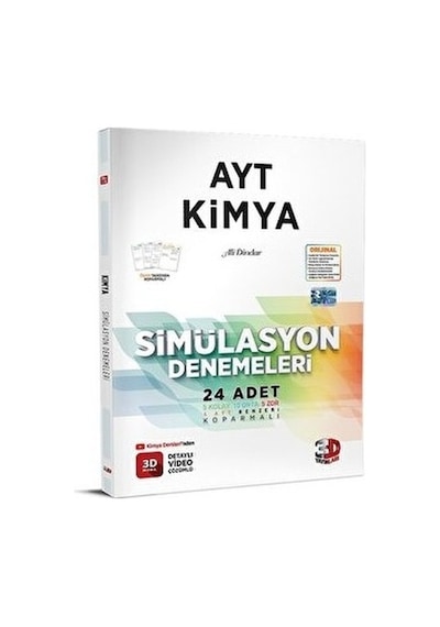 2023 AYT Kimya Simülasyon Denemeleri -  3D Yayınları