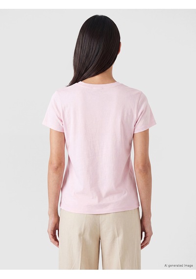 Lcwaıkıkı Basic Pembe Bisiklet Yaka Slim Fit Kadın Body