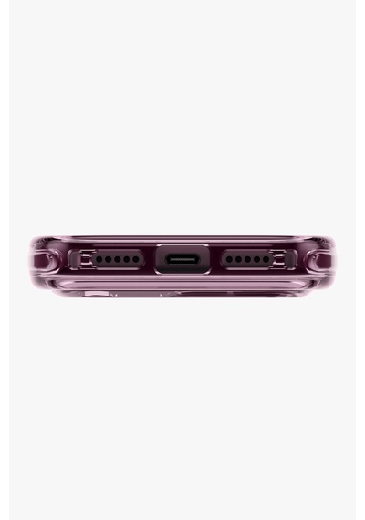Apple iPhone Uyumlu 18 Pro Max Kılıf Swivix Dönebilen Metal Halkalı Koruyucu Premium Dayanıklı Darbe Emici Kapak Mürdüm