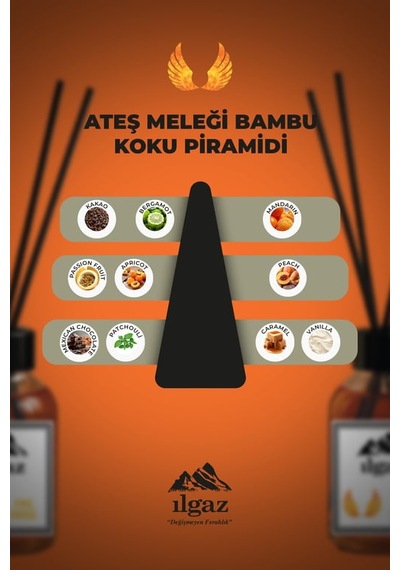 Ilgaz Ateş Meleği Bambu Çubuklu Oda Kokusu 110 Ml Red Diffuser Fire Angel Ortam Kokusu 12'li Pake Diğer