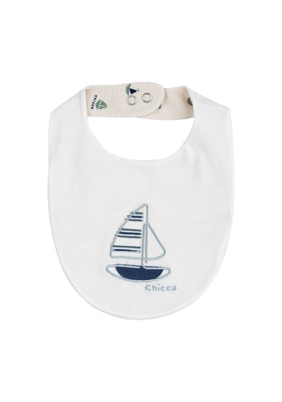 Chicco Bebek Nakışlı Mama Önlüğü 09101292000000 000030 Beyaz