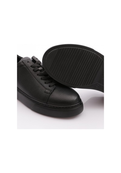 Dgn Leo Erkek Sneakers Ayakkabi Siyah Floter Siyah