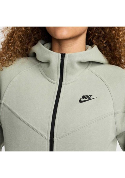 Tech Fleece Windrunner Full-zip Hoodie Su Yeşili Kadın Sweatshrit Su Yeşili