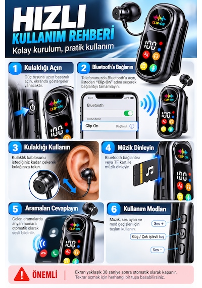 Beeman S-530 Max Bluetooth 6.0 Kulak İçi Kulaklık