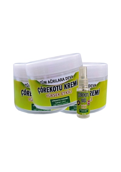 Playboy Çörek Otu Tohum Kremi 3 Adet 100 Ml Orta Boy Crk:041 + İle Yanında Hediye30 Ml Çörek Otu Yağı