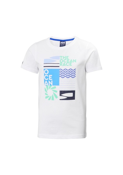 Helly Hansen Jr The Ocean Race T-shırt Beyaz