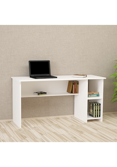 Kalenderdekor1 Kalender Dekor Avel 145 Cm Çalışma Masası Avl01 Beyaz