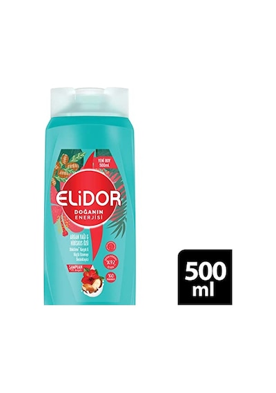 Doğanın Enerjisi Saç Bakım Şampuanı Argan Yağı Hibiskus Özü Dökülme Karşıtı Güçlü Uzamayı Tamamlayıc