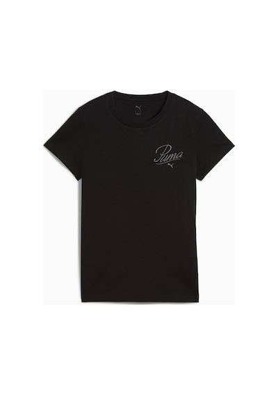 Puma Essentials Script Kadın Siyah Tişört 684982-01 Siyah