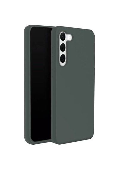 Galaxy S24 Kılıf First Silikon - Koyu Yeşil