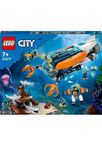 LEGO® City 60379 Derin Deniz Keşif Denizaltısı 842 Parça