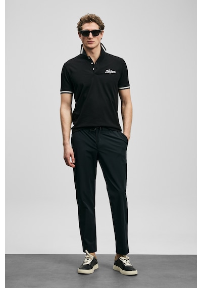 Lufian Eron Smart Erkek Chino Pantolon Slim Fit Siyah Siyah 111190360100100