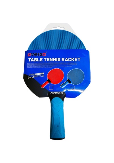 Premium Oyun Ekipmanı Spor Aleti Aktivite Rak-1100 Rubber-pp Masa Tenis Raketi Mavi Renk