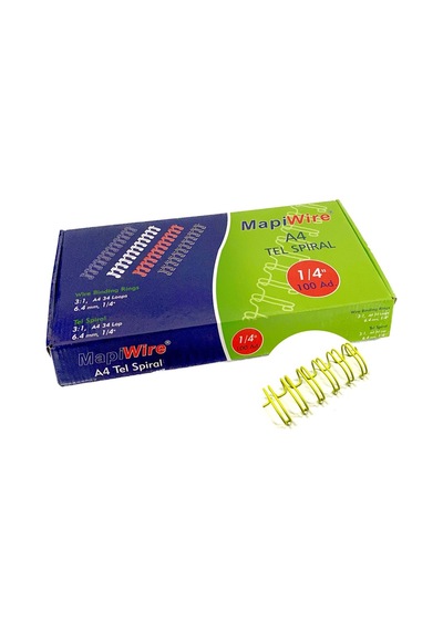 Mapiwire 1/4 Kutu Tel Sarı 100 Ad.