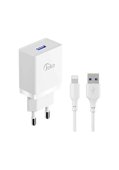 Joko - 571 - Jk77 12w + Px17 1m 2.4a Usb To Lightning Kablolu Pd - Csmo-tex - Şarj Cihazı