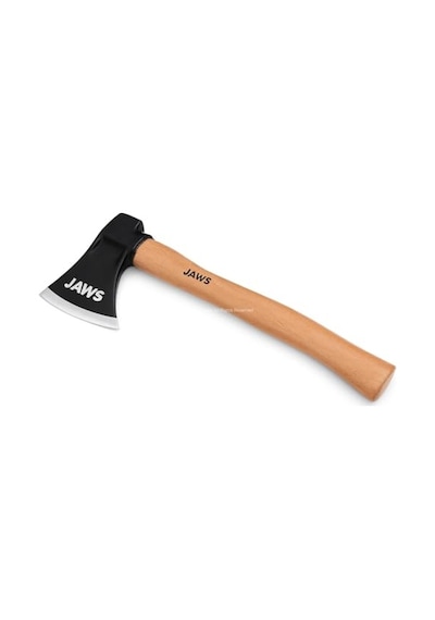 Jaws Kamp Baltası, 600 Gram, Dökme Çelik Baş, 35 Cm Kayın Sap, Isıl İşlemli, Elektrostatik Toz Boyalı, Normal Tutuş, Odun Kesme, Kamp, Bahçe, Av Kullanımı