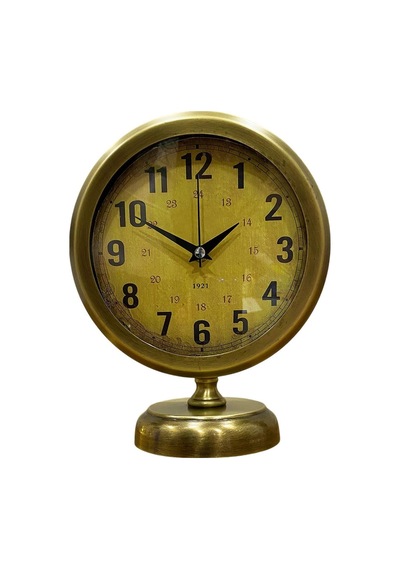 Vintage Elite 25x20 Eskitme Metal Masa Saati Çok Renkli