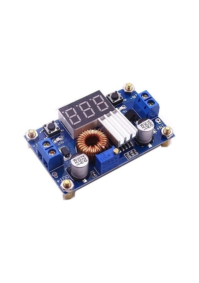 5A 75W XL4015 Ayarlanabilir DC/DC Göstergeli Voltaj Düşürücü-4328