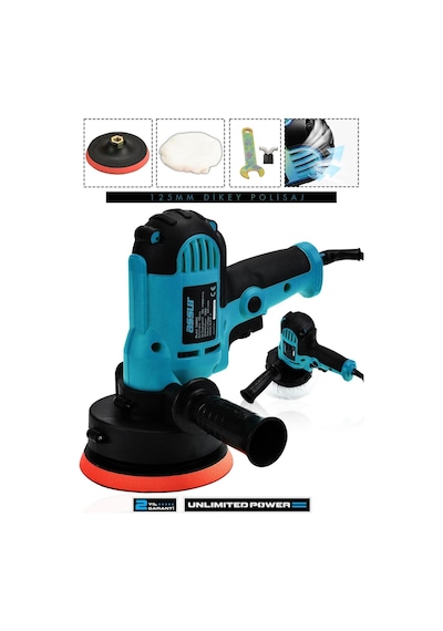Assur ASR401-02-07 Elektrikli Dikey Polisaj Zımpara Makinesi Mavi