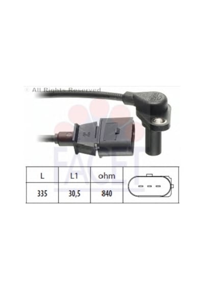 Vw Bora 1.6 Avu Bfq 00-05 Hız Sensörü 01M927321B Oval Soket