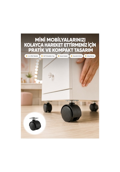 8753tknd Kilitsiz 4 Cm Mobilya Ayağı Tek Adet Pratik Ve Dayanıklı 893hmng Çok Renkli Çok Renkli