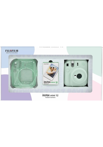 Fujifilm Instax Mini 12 Fotoğraf Makinesi + 10'lu Film + Pleksi Kılıf Yeşil Fujifilm Instax Mini 12 Fotoğraf Makinesi + 10'lu Film + Pleksi Kılıf Yeşil
