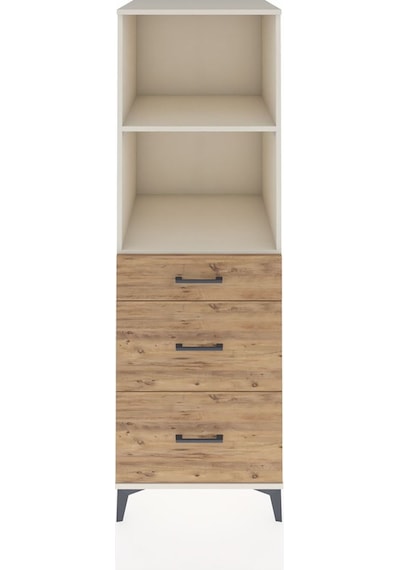 Kronos Dolap 2 Raflı 3 Çekmeceli 60x59x182 Aytaşı-çam Aytaşı