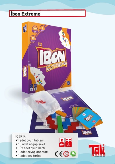 Toli Games İbon Extreme Ahşap Şekil Zeka Oyunu