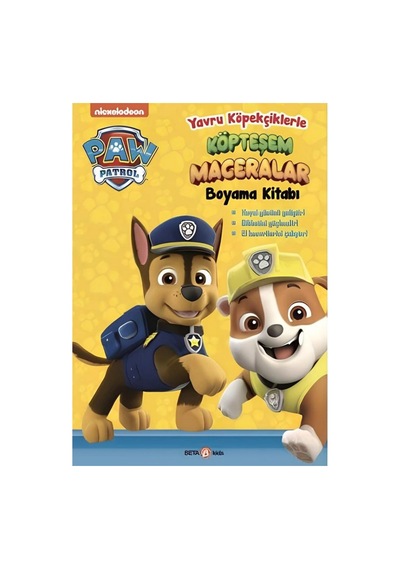 Köpteşem Maceralar Boyama Kitabı
