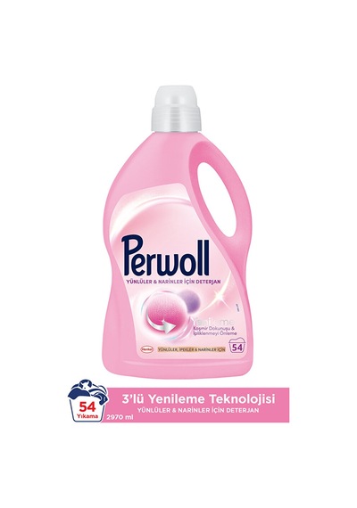 Perwoll Yünlüler Ve Narinler Hassas Bakım Sıvı Çamaşır Deterjanı 2950 ML