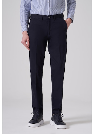 Morven Erkek Lacivert Pamuk Trend Dynamic Fit Chino Pantolon 26ms003016200 Lacivert