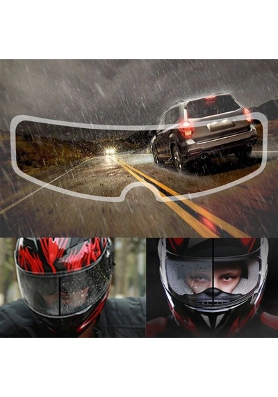 Kask Yağmur Kaydırıcı - Anti-sis Hidrofobik Film Diğer