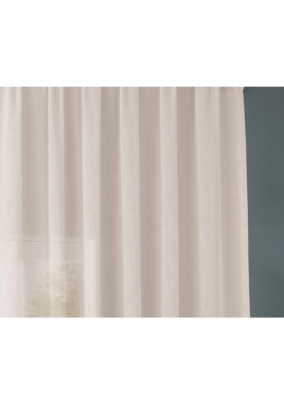 Evdepo Home Kullanıma Hazır Keten Tül Perde (541075355)