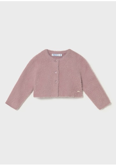 Kız Bebek Tüylü Hırka 2357 Pembe