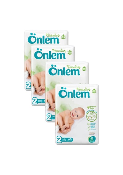 Önlem Botanika Bebek Bezi Mini 2 Numara 4 x 60 Adet 4'lü