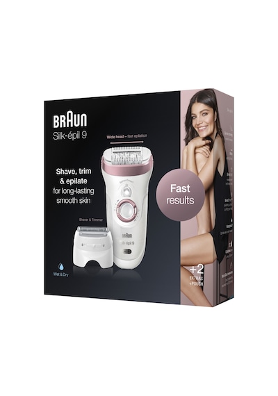 Braun Silk-épil 9 9730 Sensosmart Kablosuz Islak&Kuru 2 Ek Parçalı
