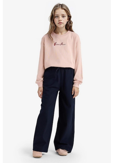 Defacto Kız Çocuk Wide Leg Geniş Paça Pantolon F2257a825aunv235 Lacivert Defacto Kız Çocuk Wide Leg Geniş Paça Pantolon F2257a825aunv235 Lacivert