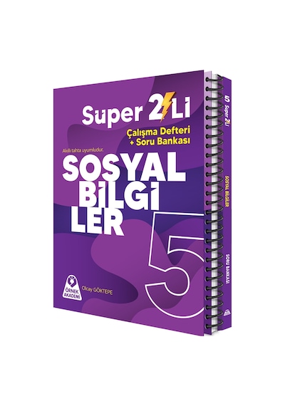 5. Sınıf Süper İkili Sosyal Bilgiler Seti Örnek Akademi