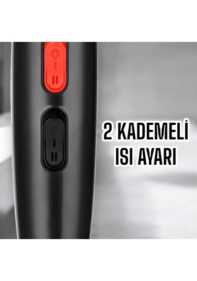 2200w Profesyonel Fön Makinesi Ac Motorlu İki Kademeli Hız Sıcak Ve Soğuk Üfleme