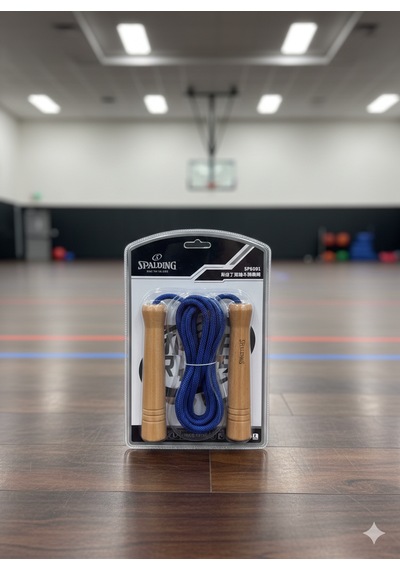 Spalding Ahşap Saplı Profesyonel Atlama İpi Yüksek Kondisyon Ve Hız