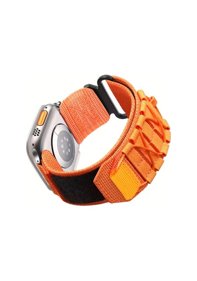 Forzacase Apple Watch Ultra 49mm İle Uyumlu Orbital Örgülü Halat Tasarımlı Hasır Kordon - Fc1241
